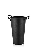 Rozi Black Vase - 40 cm (H) x 29 cm (W) x 22 cm (D)