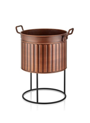 Rozi Copper Plant Pot - 46 cm (H) x 32 cm (Dia)