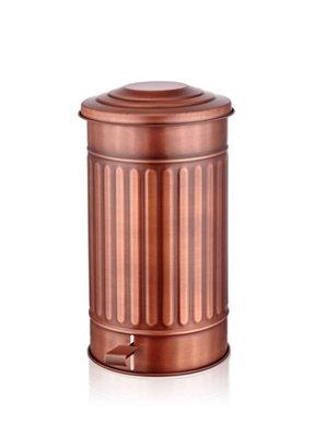 Rozi Copper Step On Rubbish Bin (24 Litres)