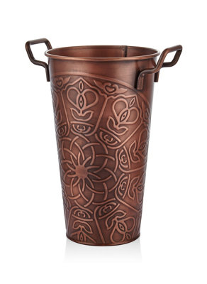 Rozi Copper Vase - 50 cm (H) x 35 cm (W) x 25 cm (D)