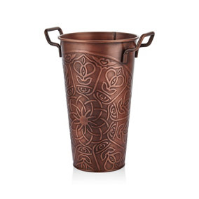 Rozi Copper Vase - 50 cm (H) x 35 cm (W) x 25 cm (D)