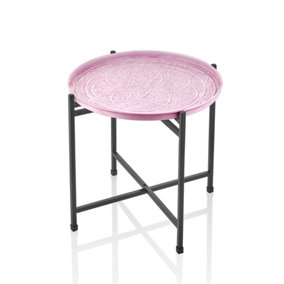 Rozi Duggal Collection Light Purple Side Table