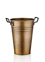 Rozi Gold Vase 30 cm (H) x 29 cm (W) x 22 cm (D)