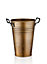 Rozi Gold Vase 30 cm (H) x 29 cm (W) x 22 cm (D)