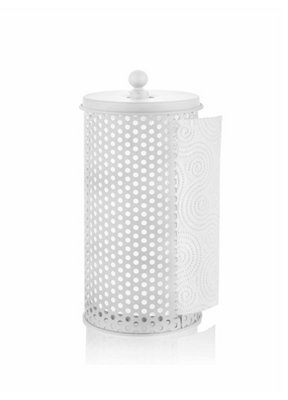 Rozi Matt White Paper Towel Holder