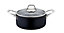 Rozi Zest Gusto Collection Non-Stick Granite 22 Cm Casserole With Glass Lid (3.5 Lt)