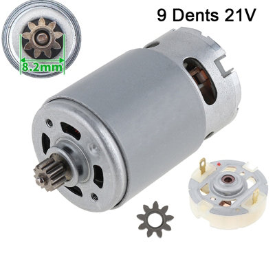 RS550 9 tooth DC motor Brushed motor 21V plus 9 tooth and service brush ...
