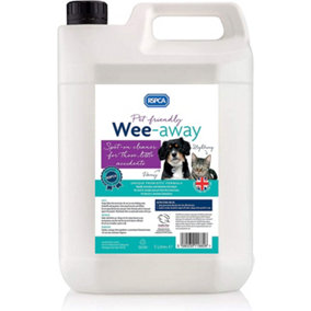 RSPCA 5L Cat Pet Stain and Odour Remover Wee Away