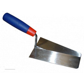RST Soft Touch Bucket Trowel Silver/Blue/Red (175mm)