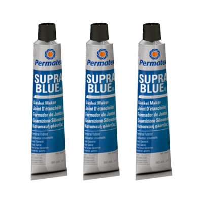 RTV Silicone Instant Gasket Maker Blue High Temperature Sealant 3x80ml