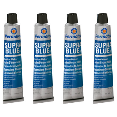 RTV Silicone Instant Gasket Maker Blue High Temperature Sealant 4x80ml