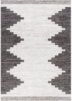 RUBAL In- & Outdoor Modern Black Area Rug 200 x 275 cm