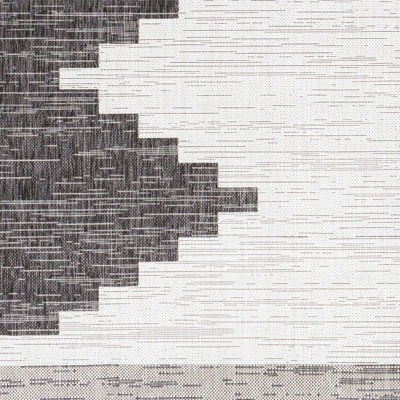 RUBAL Round In- & Outdoor Modern Black Area Rug 160 x 160 cm