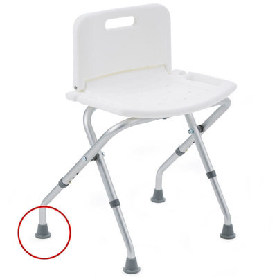 Rubber Bath Stool Feet Shower Chair Tips Replacement Ferrules - 25mm ...