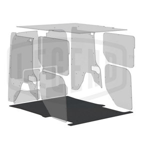 Rubber Cargo Mat - LEGEND - Automat Bar for  FIAT  Fiorino