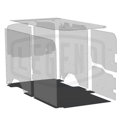 Rubber Cargo Mat - LEGEND -Automat Bar for MAXUS Deliver9 L RWD