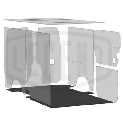 Rubber Cargo Mat - LEGEND - Automat Bar for MERCEDES Sprinter L1 FWD