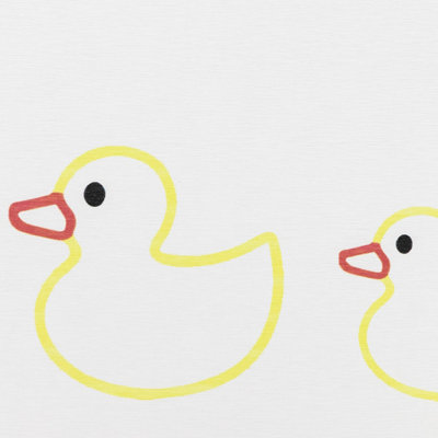 Rubber Duck Family White Stone Non Slip Bath Mat - 3