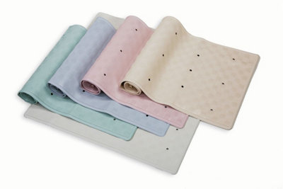 Rubber Shower Mat Green 53 x 53cm