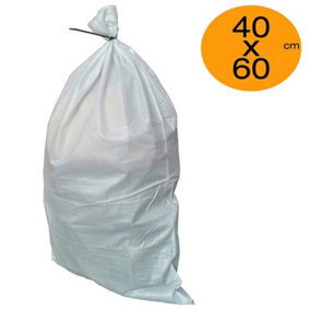 Rubble Sacks 40cm x 60cm Builders Bag Sack Tough Waste Woven (Pack of 10)