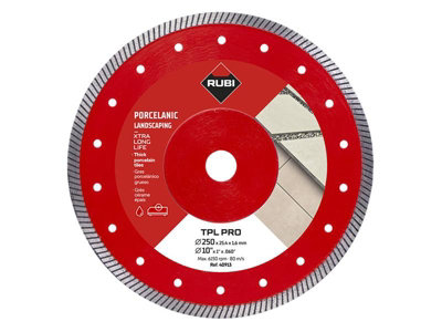 Rubi 40913 TPL 250 EXT Pro Diamond Blade 250mm RUB40913