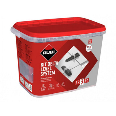 Rubi Tiling Tools Delta Level System Kit Multi Colour (One Size)