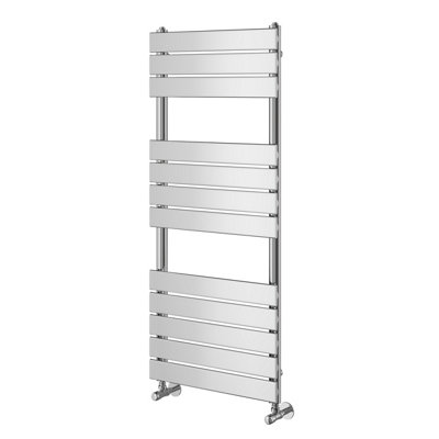 Ruby Chrome Heated Towel Rail - 1200x500mm | DIY At B&Q