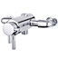 Ruby Chrome Thermostatic Dual Control Exposed Shower Mixer Valve - 150mm Centres