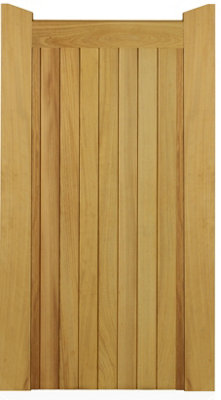 Ruby Iroko Highampton Mortise & Tenon Entrance Gate Sturdy Single ...