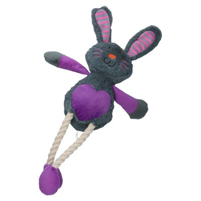 Ruby Rabbit Soft Plush Teddy Dog Toy With Squeak 40cm/17