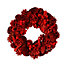 Ruby Red  Spring Summer All Year Front Door Decoration Wreath (DB88)