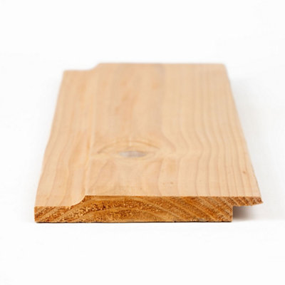 Ruby Shiplap - Cedar Home-Grown - 145mm x 19mm - 40 Pack - 1.8m