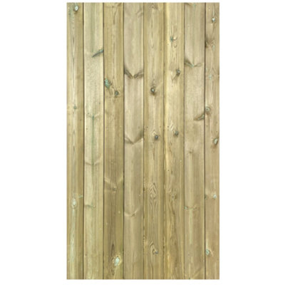 Ruby Tongue & Groove Side Gate 1.8m Durable Ruby Wellington Wooden Garden Gate Treated 1300mm Width right Hand Hung