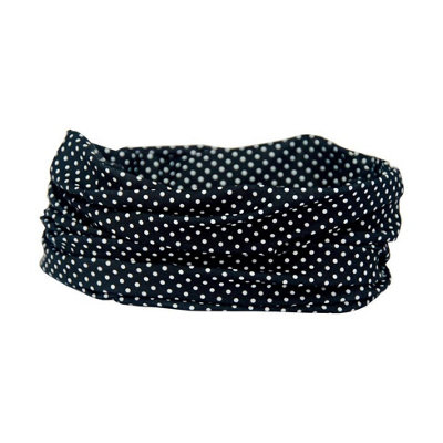 Ruffnek Black and White Polkadot Multi Scarf Snood Neck Warmer for ...