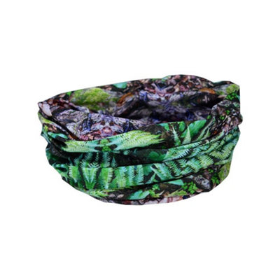 Ruffnek Fern and Bark Camouflage Multi Scarf Multifunctional Snood Neck ...