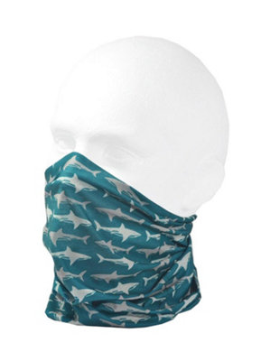 Ruffnek Shark Design Multi Scarf Snood Neck Warmer Tube Scarf for ...