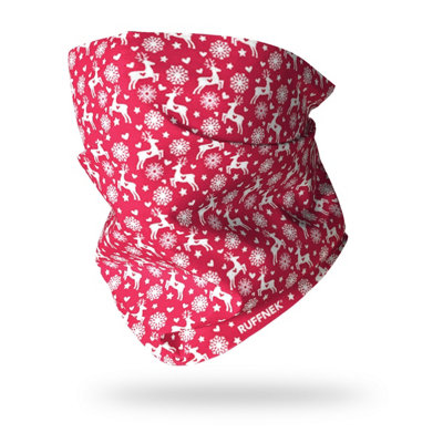RUFFNEK WINTER DEER AND HEARTS SNOOD MULTI SCARF NECK GAITER FOR ...