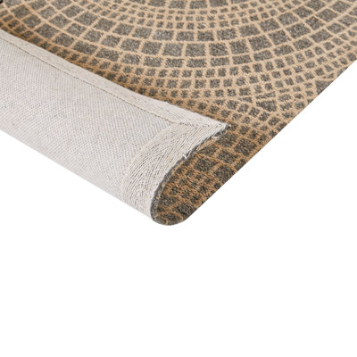 Rug ARIBA Grey Beige 200 x 300 cm Jute