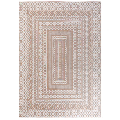 Rug BAGLAR White 160 x 230 cm Jute