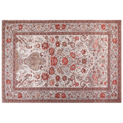 Rug BINNISZ Red 160 x 230 cm Cotton