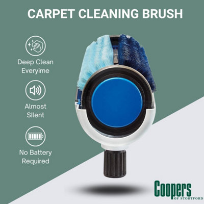 Rug Carpet Cleaner Refresher Brush for Home for Spills Stains