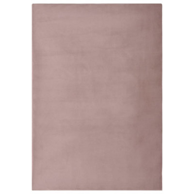 Rug Faux Rabbit Pelt 180x270 cm Old Pink