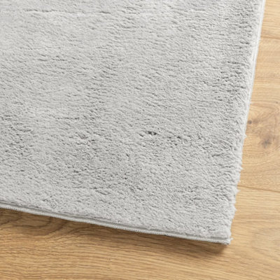 Rug HUARTE Short Pile Soft and Washable Grey 160x160 cm - 4