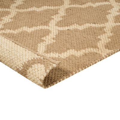 Rug MERMER Beige 160 x 230 cm Jute