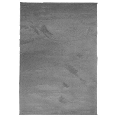 Rug OVIEDO Short Pile Anthracite 300x400 cm