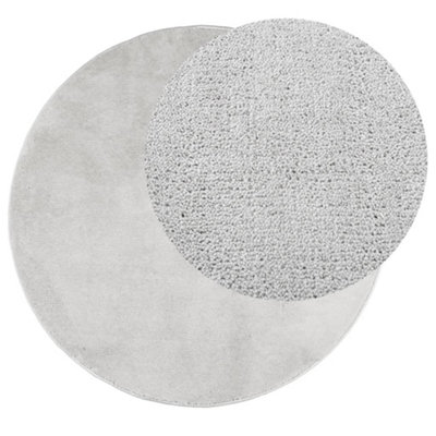 Rug OVIEDO Short Pile Grey 80 cm