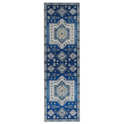 Rug PARVAKADLI Blue 60 x 200 cm