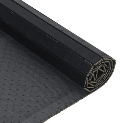 Medium Black Printed Rug 70c110cm main image 1