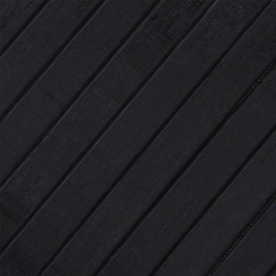 Medium Black Printed Rug 70c110cm main image 0
