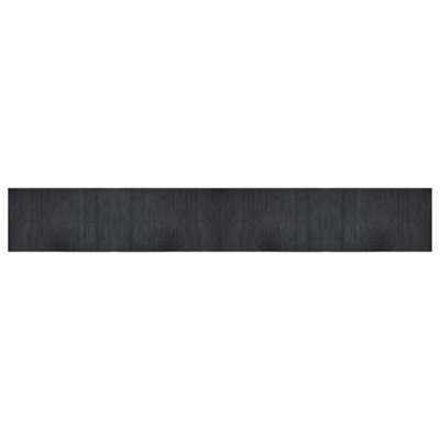 Rug Rectangular Grey 60x400 cm Bamboo